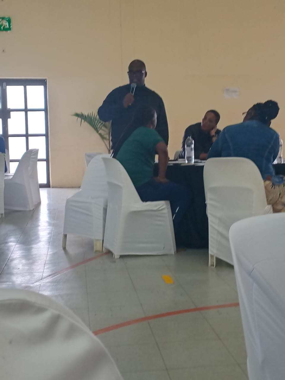 Community education session on women's rights